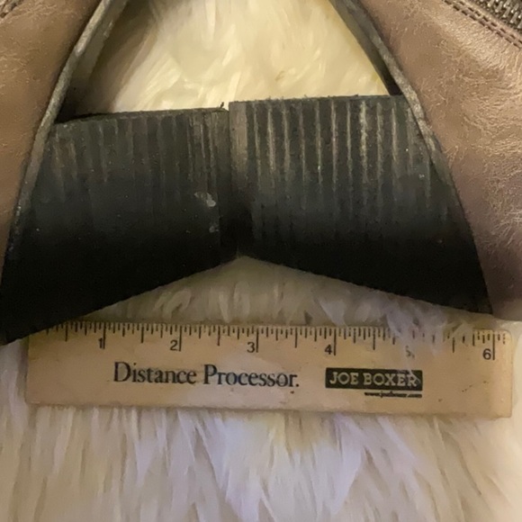 Luoika Women’s Grey Wide Width Chunky Heel Side Zipper Ankle Booties Size 9.5 - Picture 13 of 13